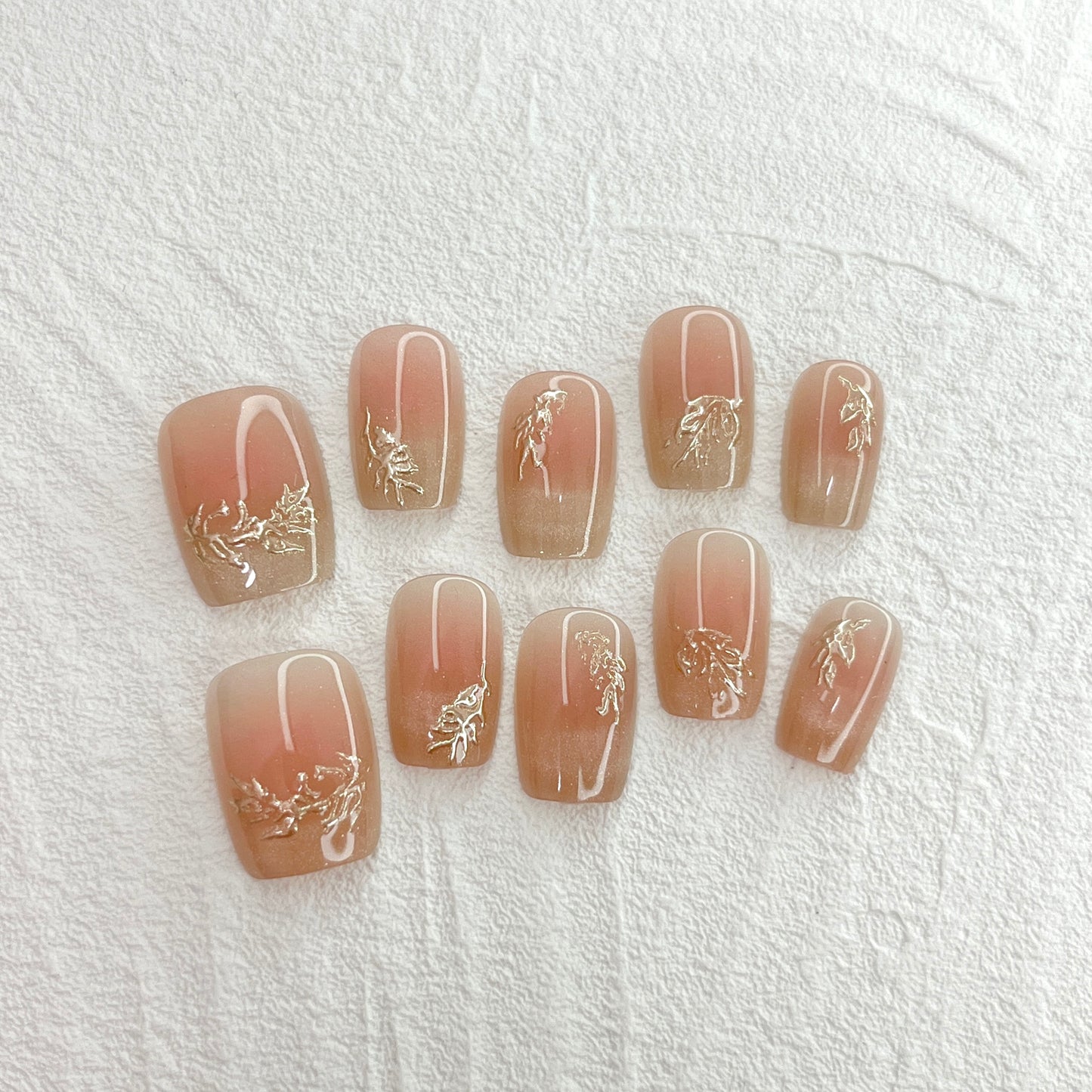 DAsena JAPAN PREMIUM NAIL TIPS S-104(XS,S,M 3個セット)-D2