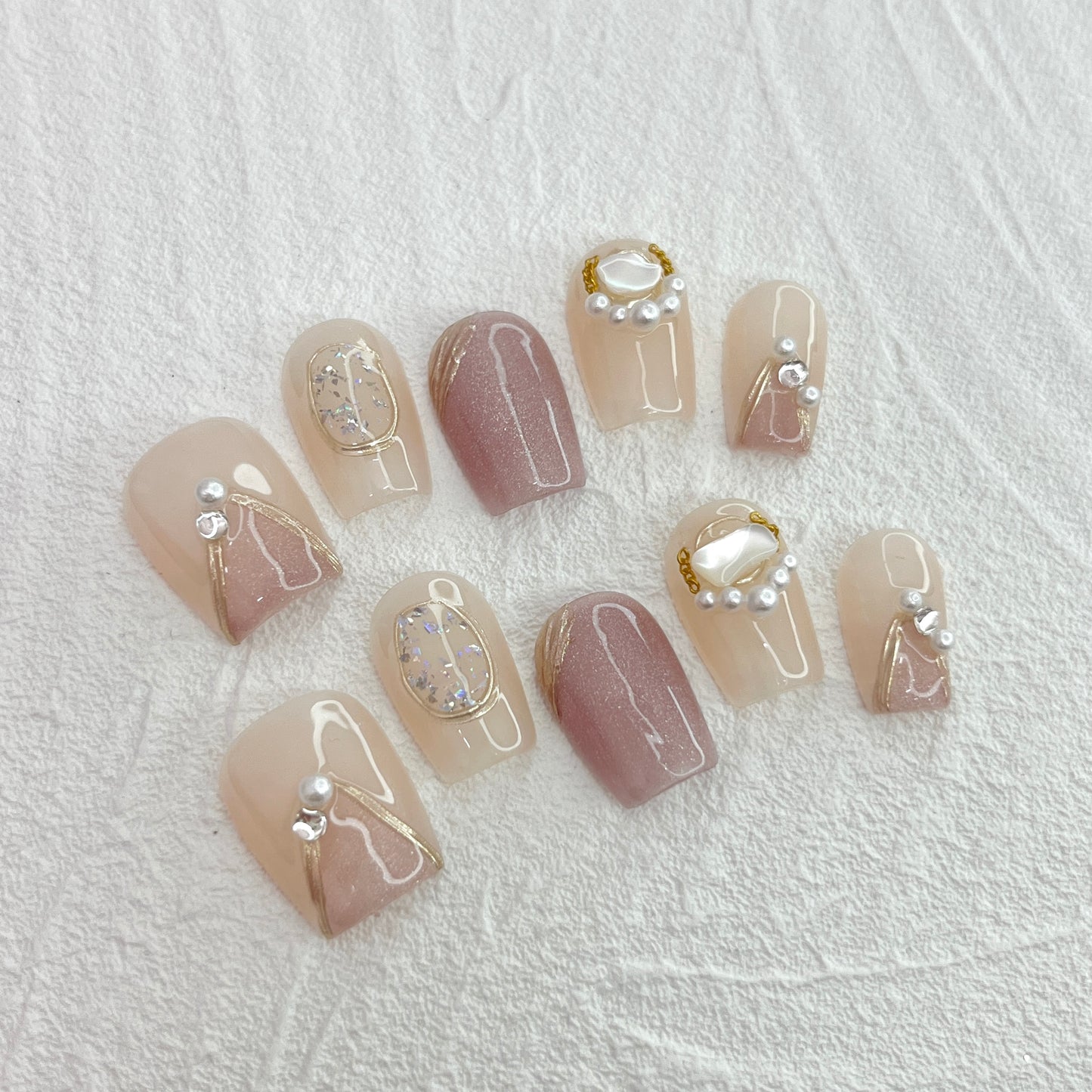 DAsena MAGIC PRESS NAIL TIPS DB-1344-B9