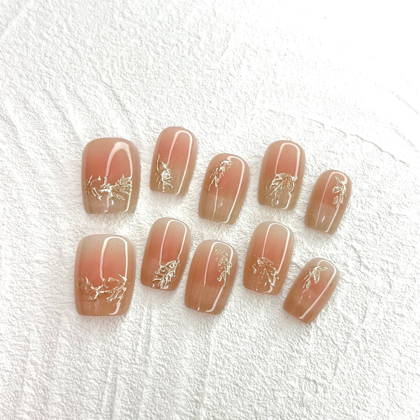 DAsena JAPAN PREMIUM NAIL TIPS S-104(XS,S,M 3個セット)-D2