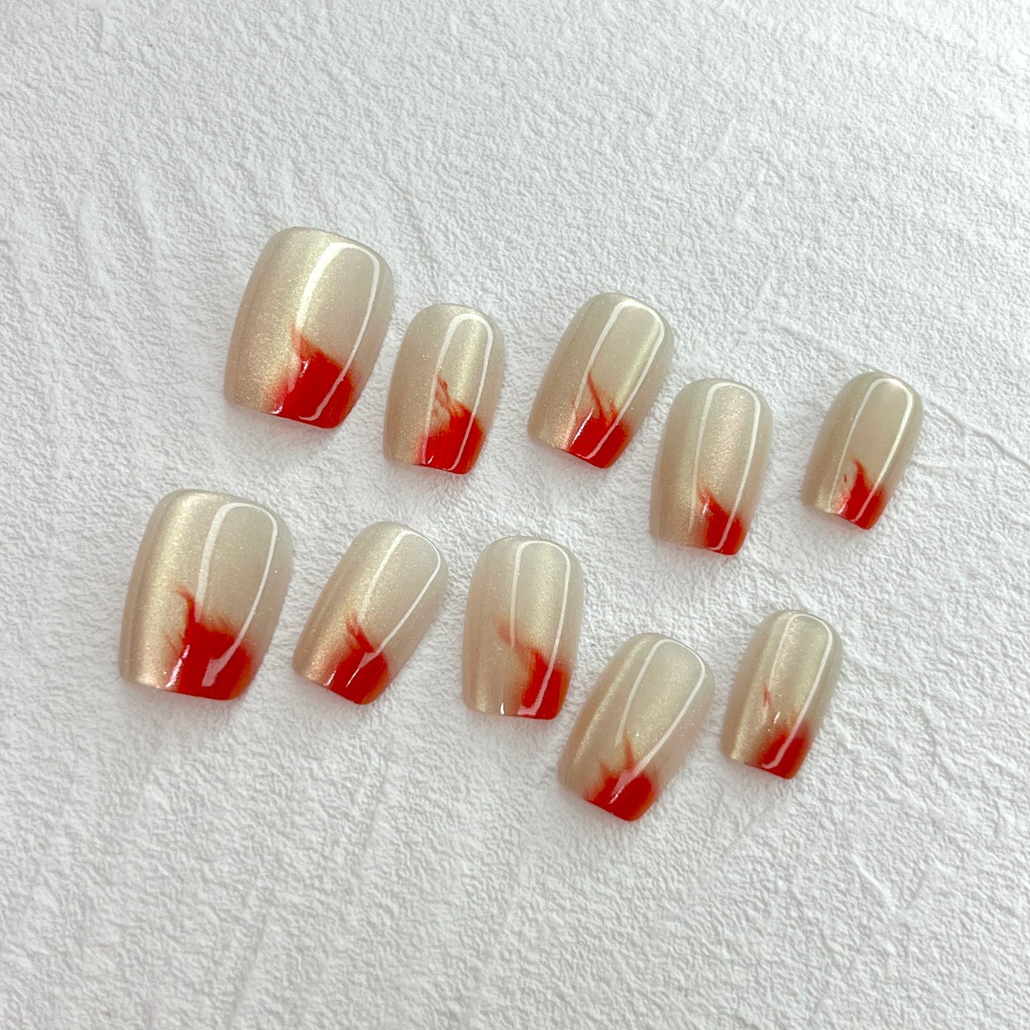 DAsena JAPAN PREMIUM NAIL TIPS S-106(XS,S,M 3個セット)-E7