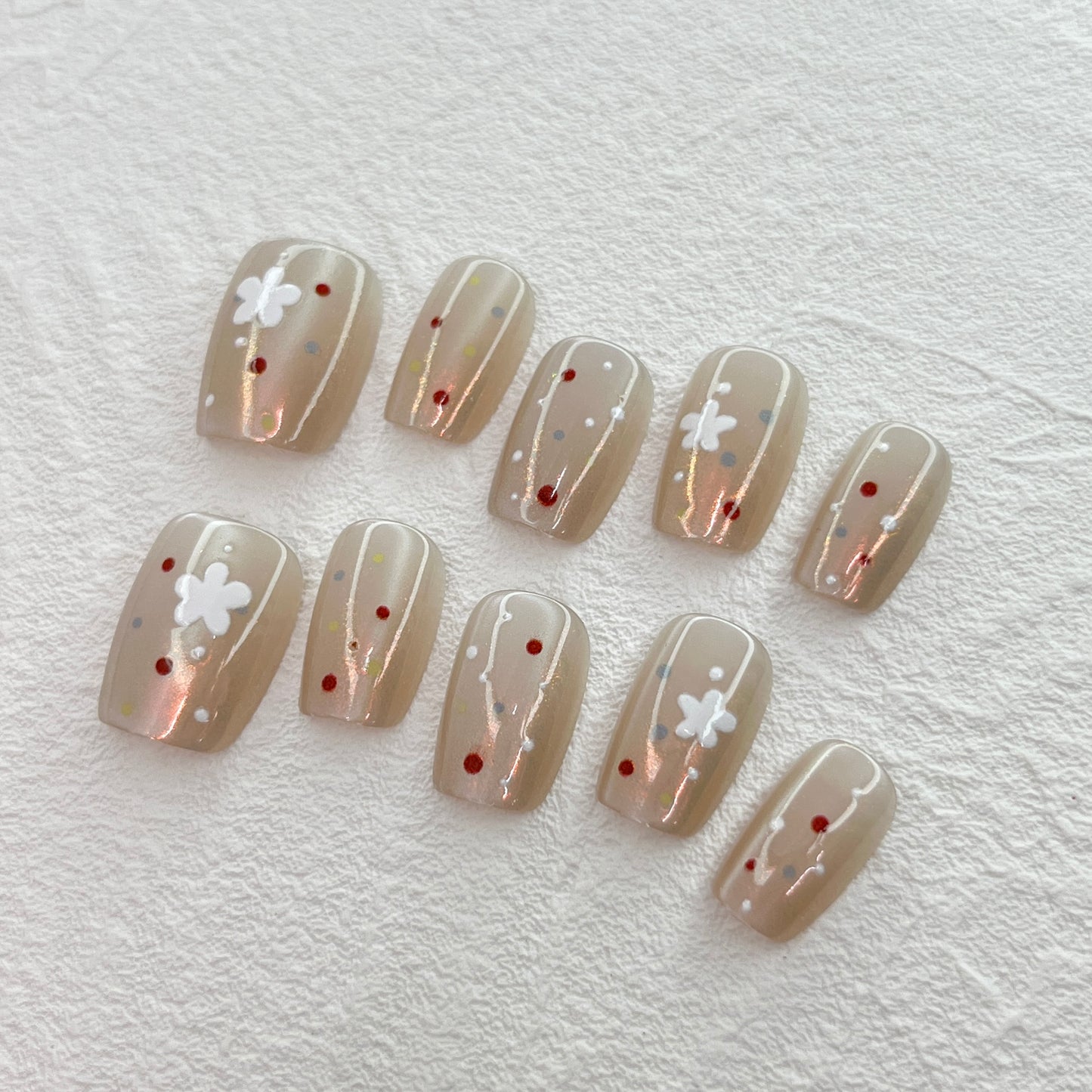 DAsena JAPAN PREMIUM NAIL TIPS S-076(XS,S,M 3個セット)-C22