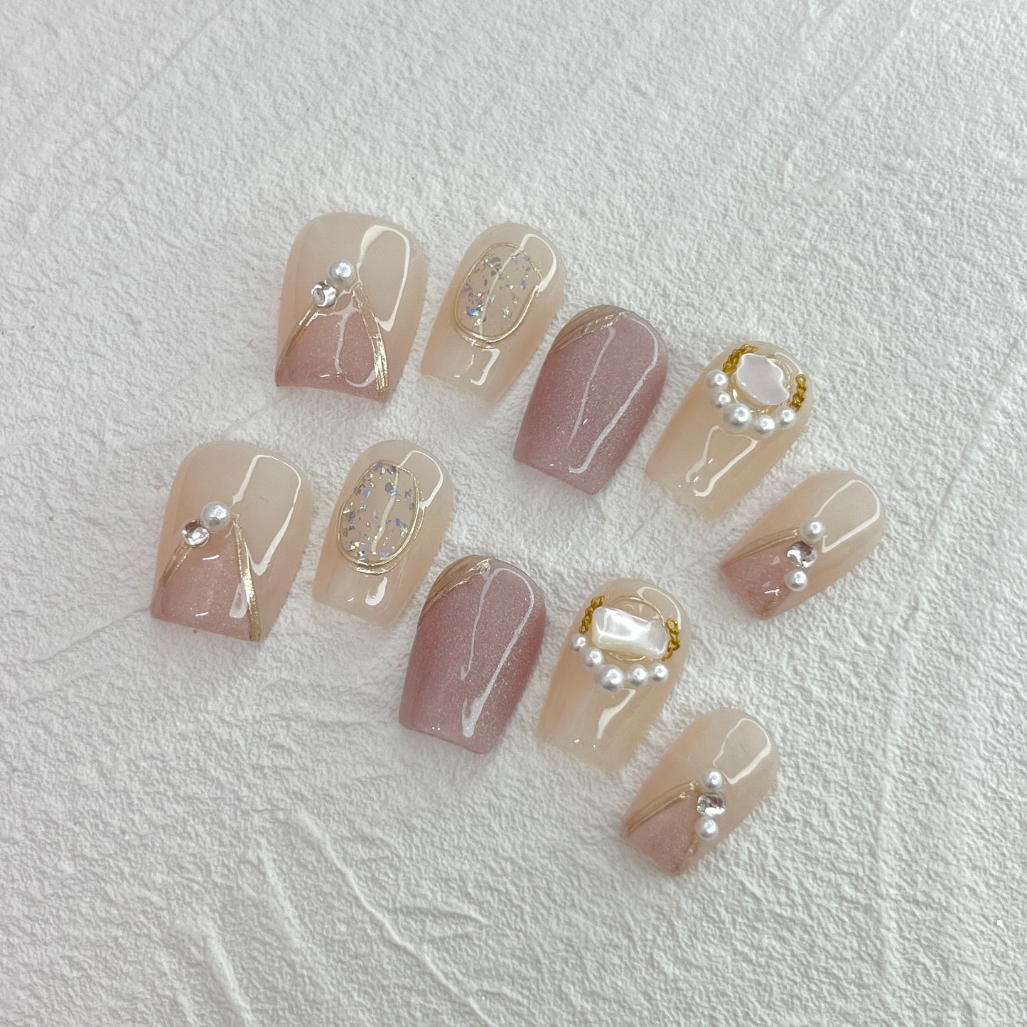 DAsena MAGIC PRESS NAIL TIPS DB-1344-B9