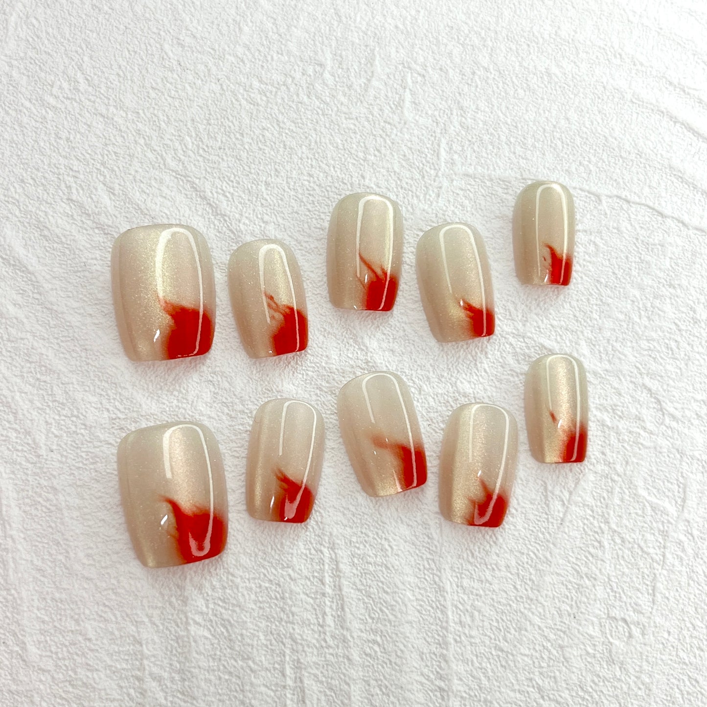 DAsena JAPAN PREMIUM NAIL TIPS S-106(XS,S,M 3個セット)-E7