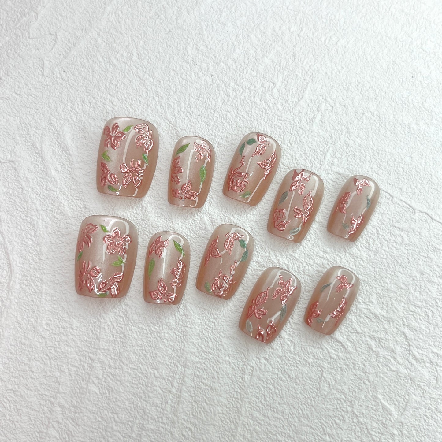 DAsena JAPAN PREMIUM NAIL TIPS S-103(XS,S,M 3個セット)-C24