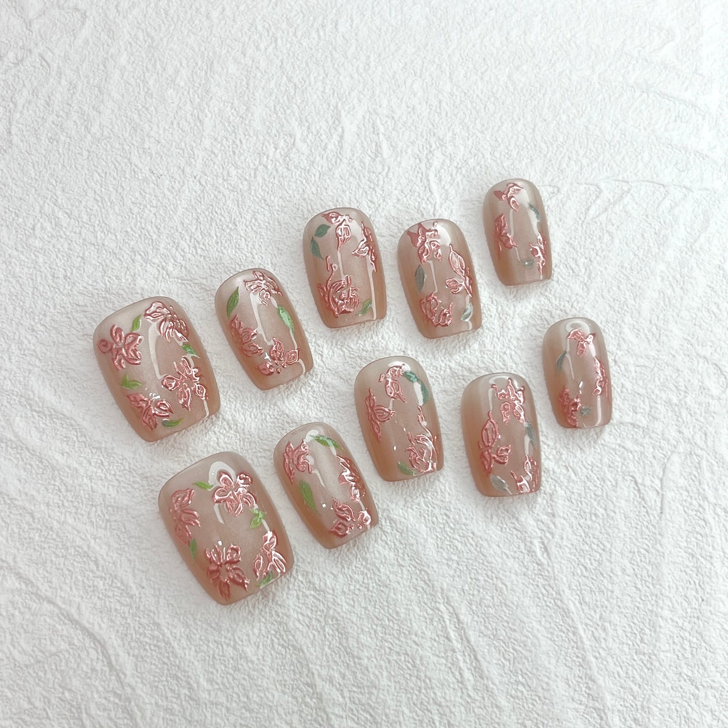 DAsena JAPAN PREMIUM NAIL TIPS S-103(XS,S,M 3個セット)-C24