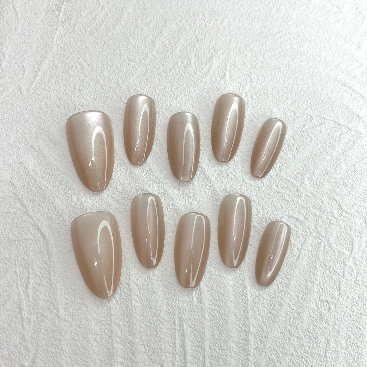 DAsena JAPAN PREMIUM NAIL TIPS S-102(XS,S,M 3個セット)-C17