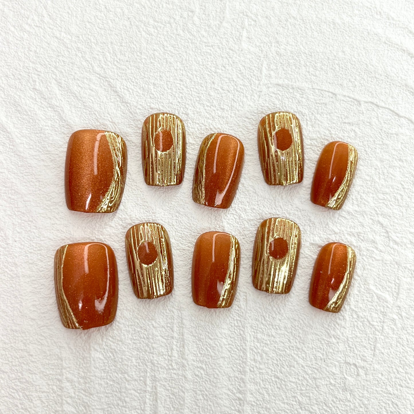 DAsena JAPAN PREMIUM NAIL TIPS S-107(XS,S,M 3個セット)-E8