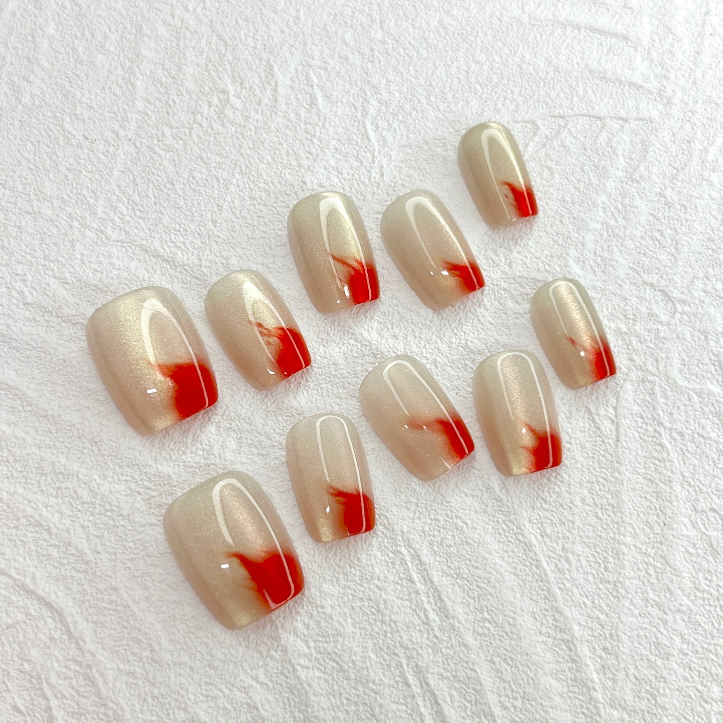 DAsena JAPAN PREMIUM NAIL TIPS S-106(XS,S,M 3個セット)-E7