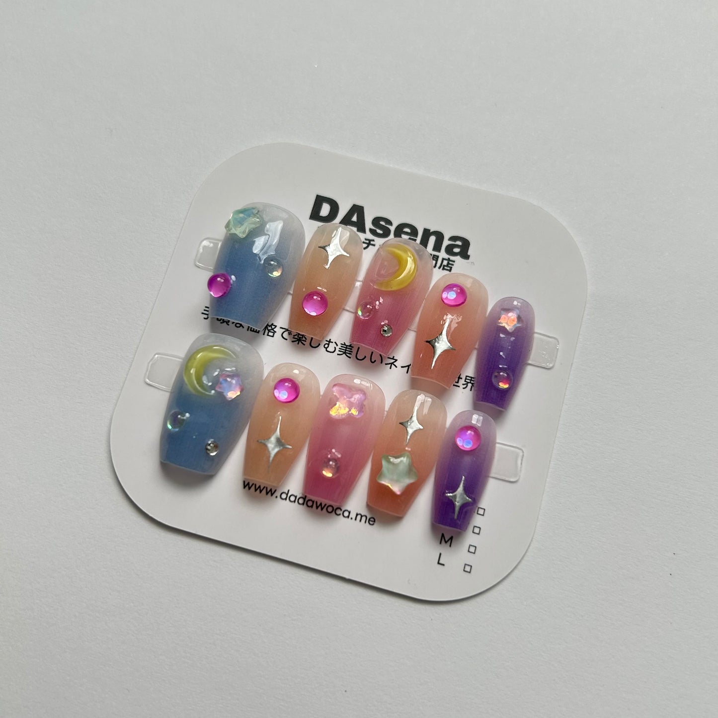 DAsena MAGIC PRESS NAIL TIPS DB-1032