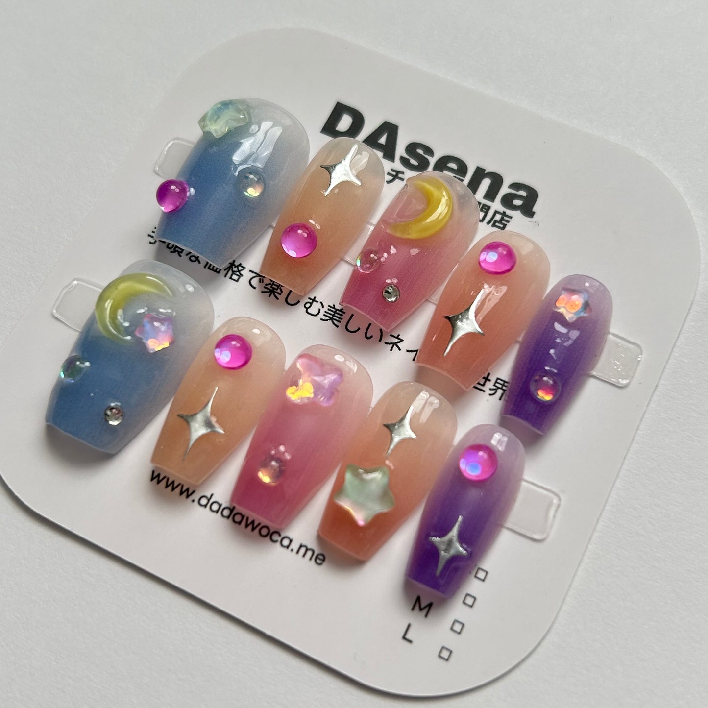 DAsena MAGIC PRESS NAIL TIPS DB-1032