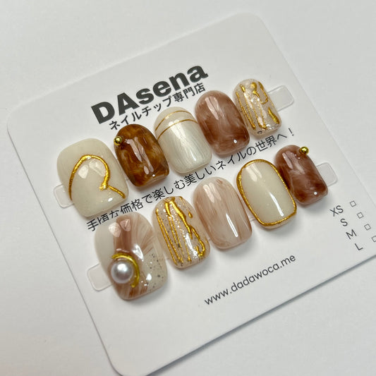 DAsena MAGIC PRESS NAIL TIPS DB-2343-0114A