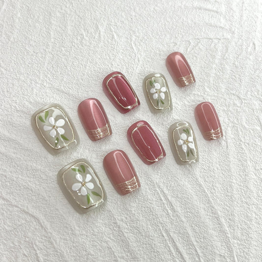 DAsena JAPAN PREMIUM NAIL TIPS S-105(XS,S,M 3個セット)-D27