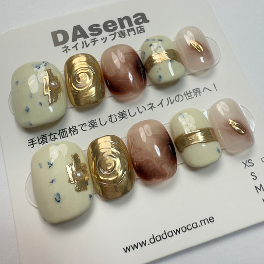 DAsena MAGIC PRESS NAIL TIPS DC-1634-0101A