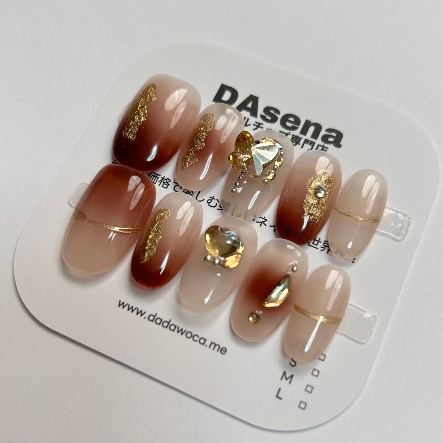 DAsena MAGIC PRESS NAIL TIPS DB-1263-A1209