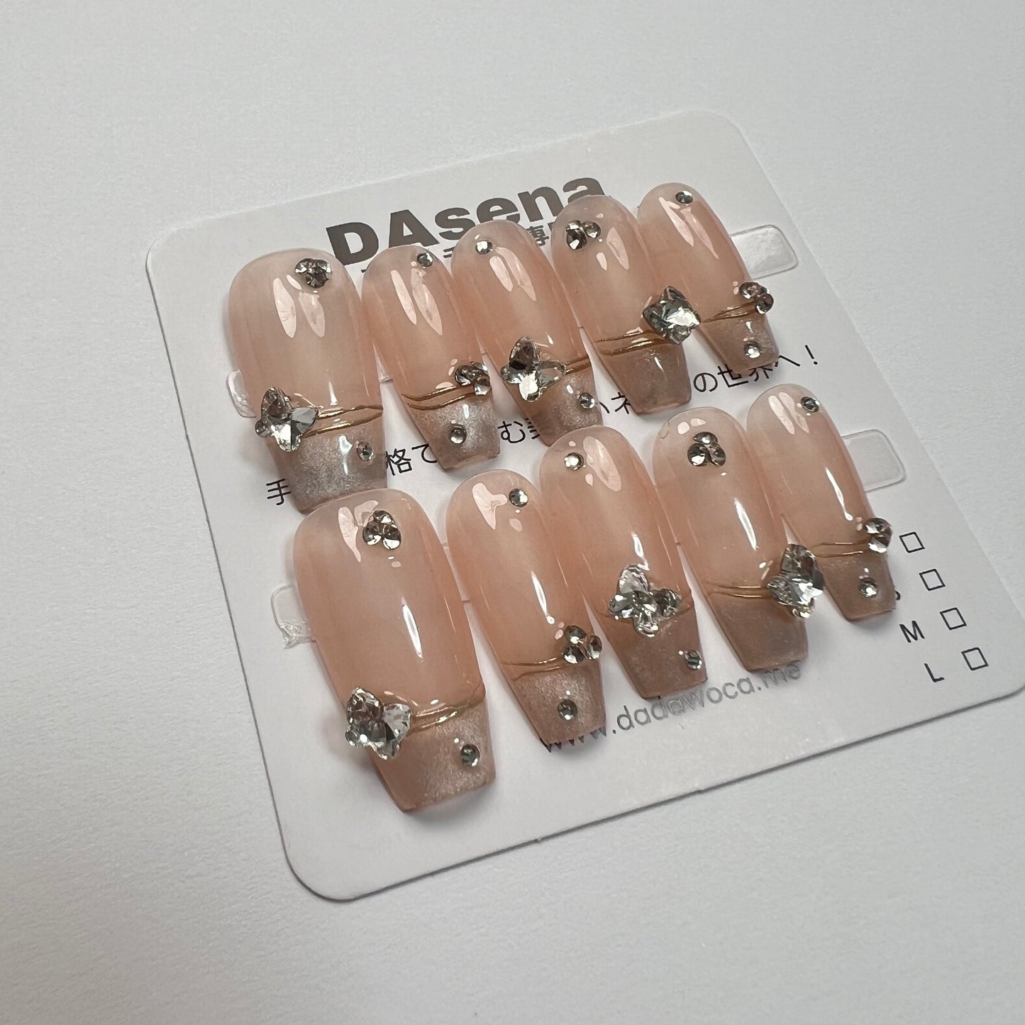 DAsena MAGIC PRESS NAIL TIPS DB-1897-C