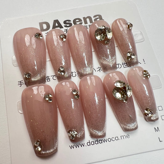 DAsena MAGIC PRESS NAIL TIPS DB-844-C