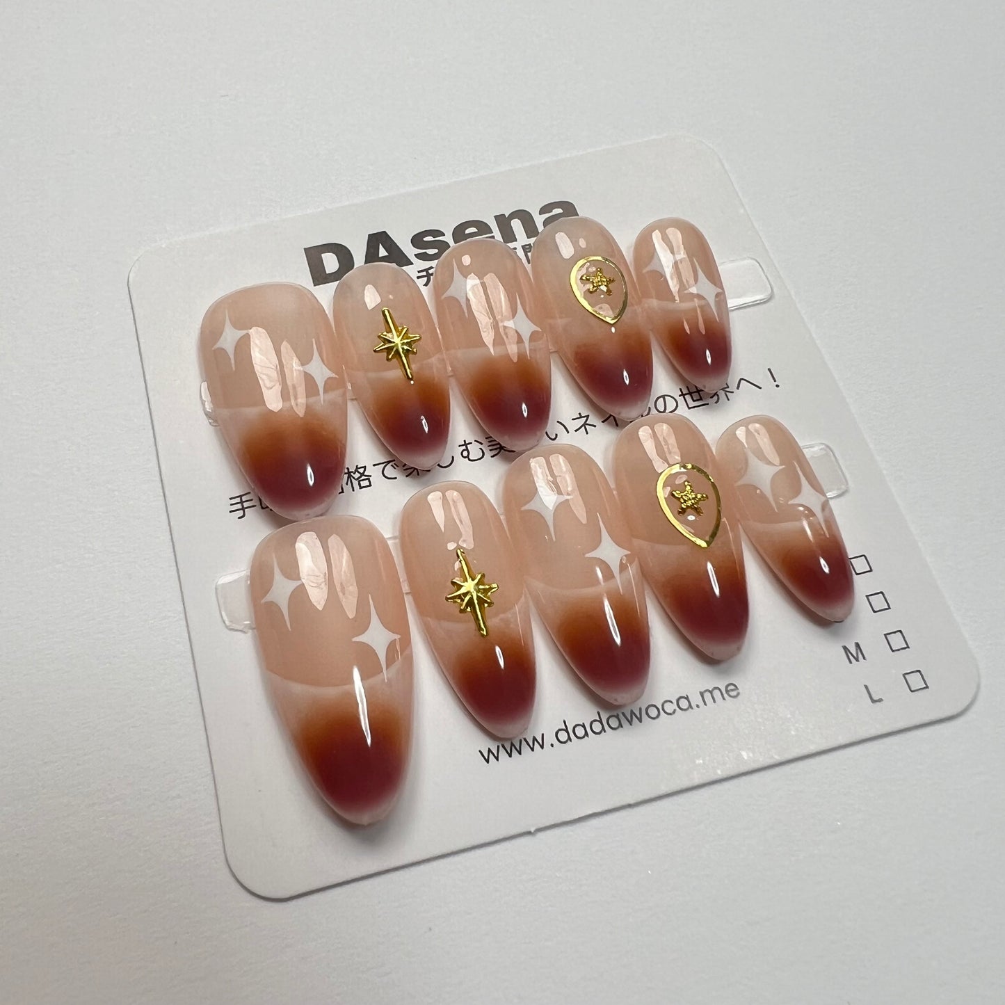 DAsena MAGIC PRESS NAIL TIPS DB-1990-C