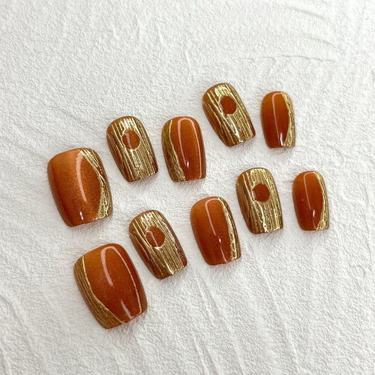 DAsena JAPAN PREMIUM NAIL TIPS S-107(XS,S,M 3個セット)-E8