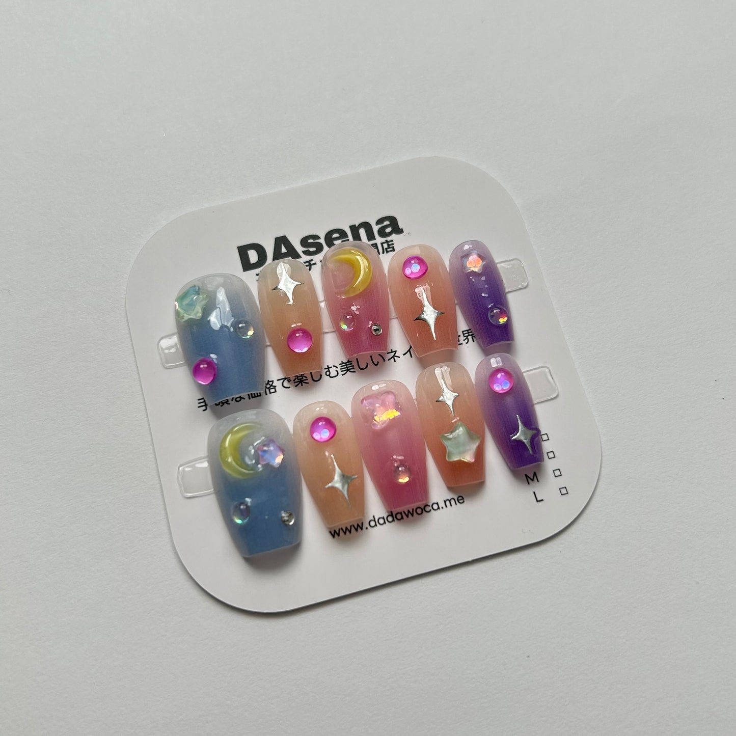 DAsena MAGIC PRESS NAIL TIPS DB-1032