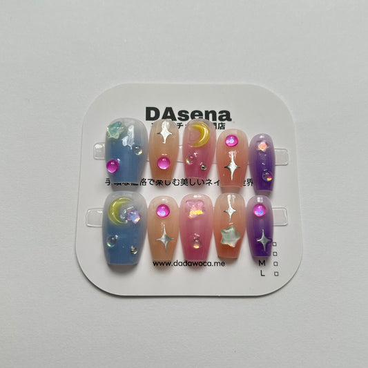 DAsena MAGIC PRESS NAIL TIPS DB-1032