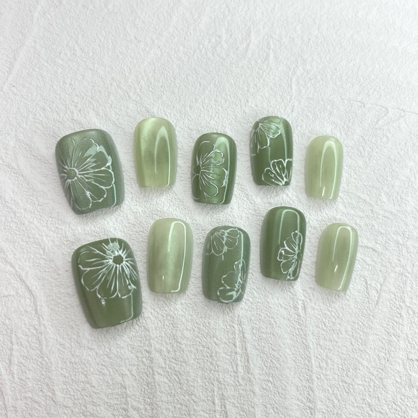 DAsena JAPAN PREMIUM NAIL TIPS S-100(XS,S,M 3個セット)-E23