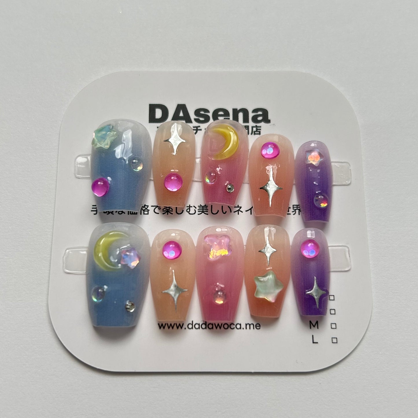 DAsena MAGIC PRESS NAIL TIPS DB-1032