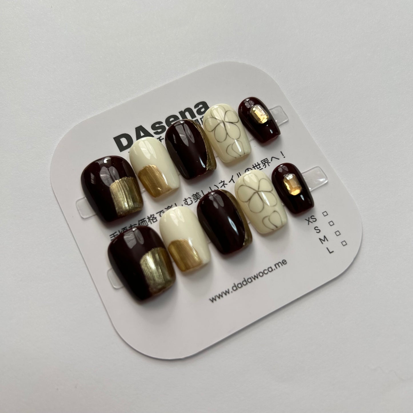 DAsena MAGIC PRESS NAIL TIPS DB-1414-C