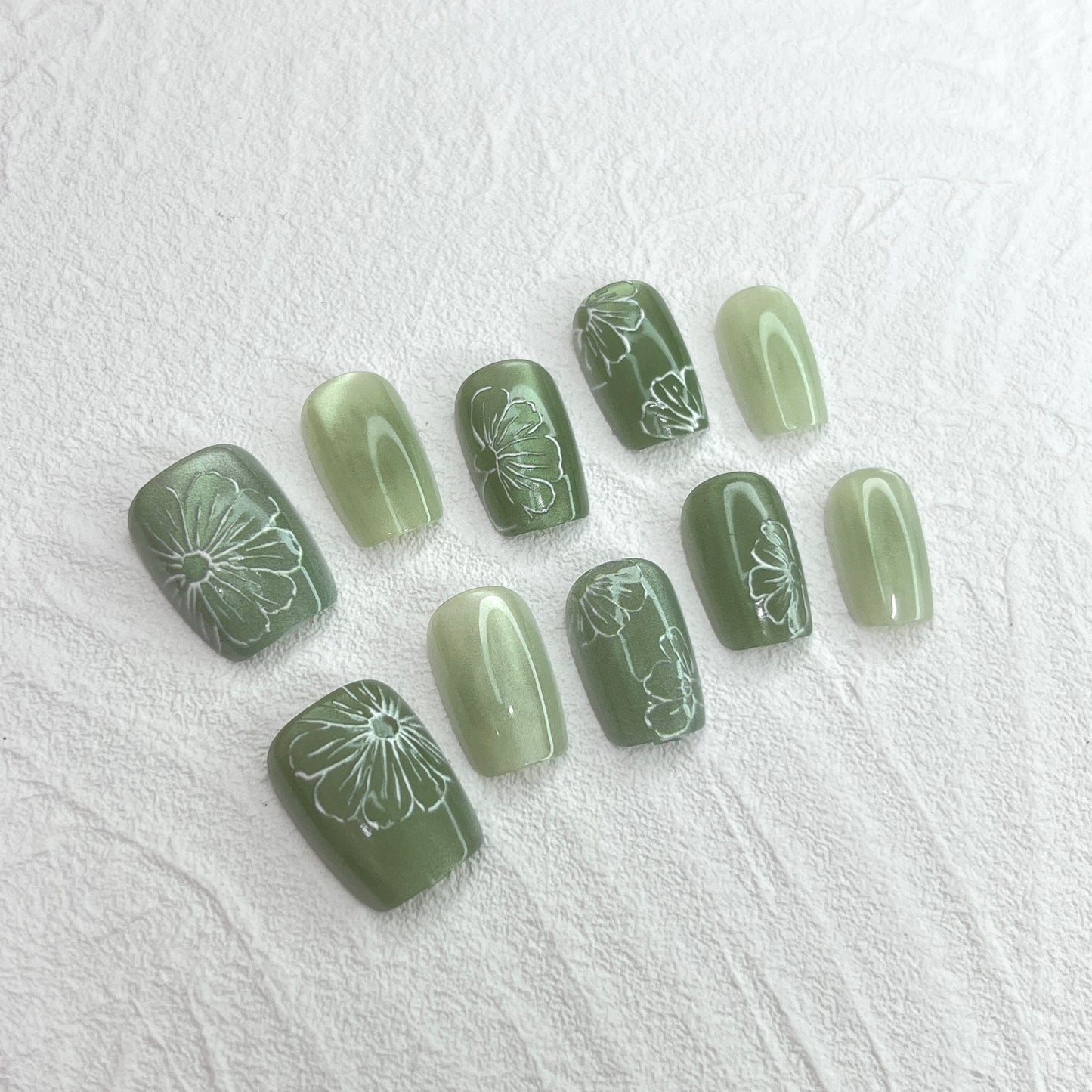 DAsena JAPAN PREMIUM NAIL TIPS S-100(XS,S,M 3個セット)-E23