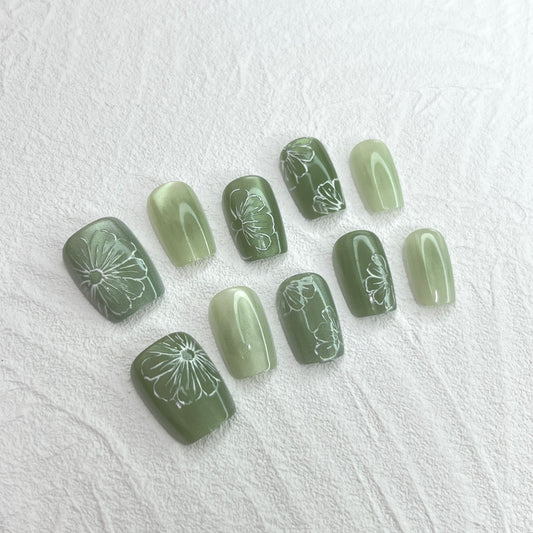 DAsena JAPAN PREMIUM NAIL TIPS S-100(XS,S,M 3個セット)-E23