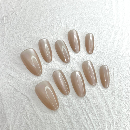 DAsena JAPAN PREMIUM NAIL TIPS S-102(XS,S,M 3個セット)-C17