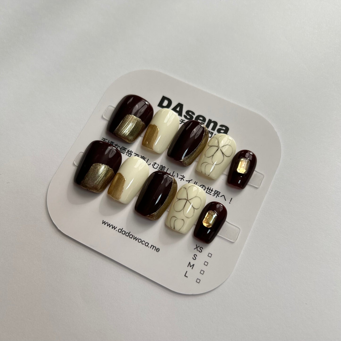 DAsena MAGIC PRESS NAIL TIPS DB-1414-C