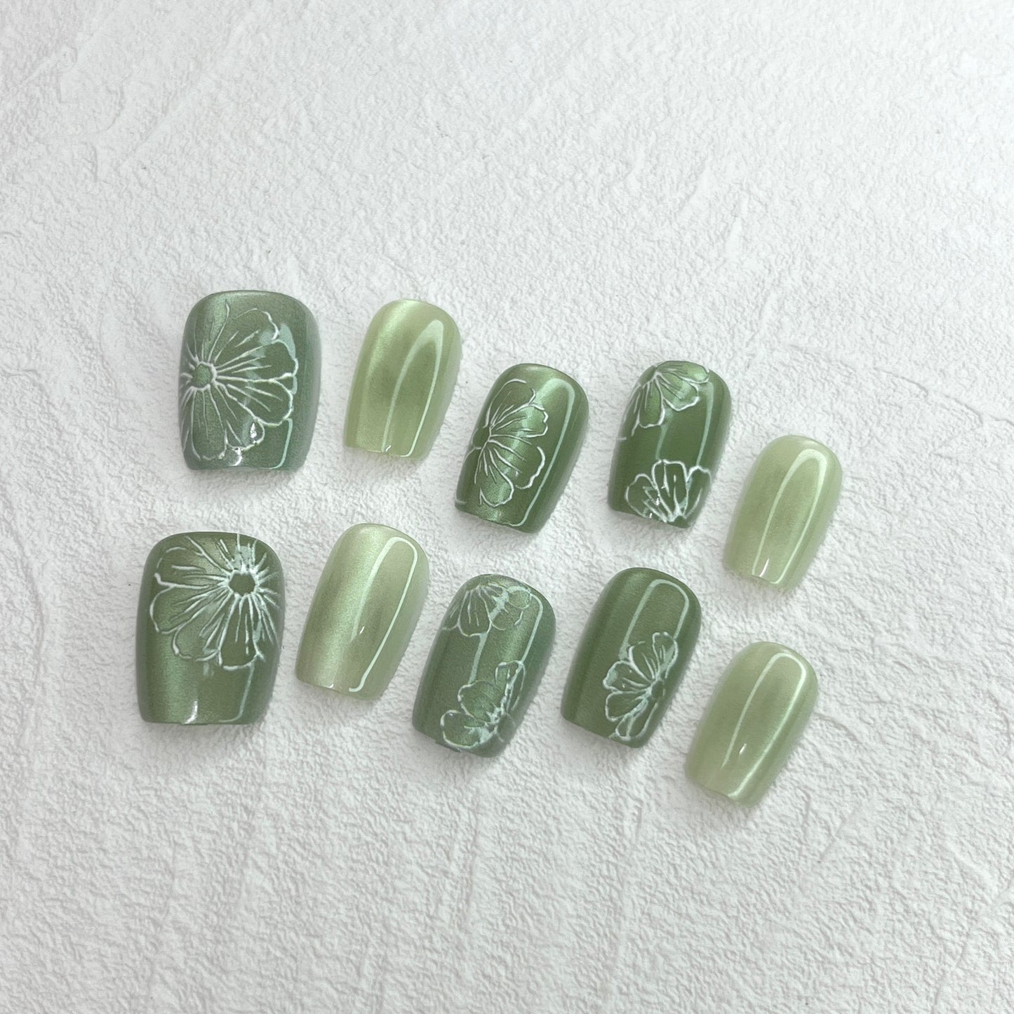 DAsena JAPAN PREMIUM NAIL TIPS S-100(XS,S,M 3個セット)-E23