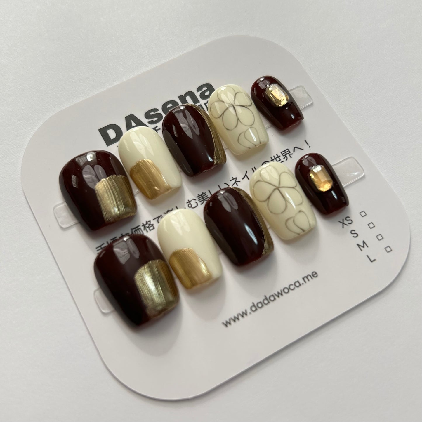 DAsena MAGIC PRESS NAIL TIPS DB-1414-C