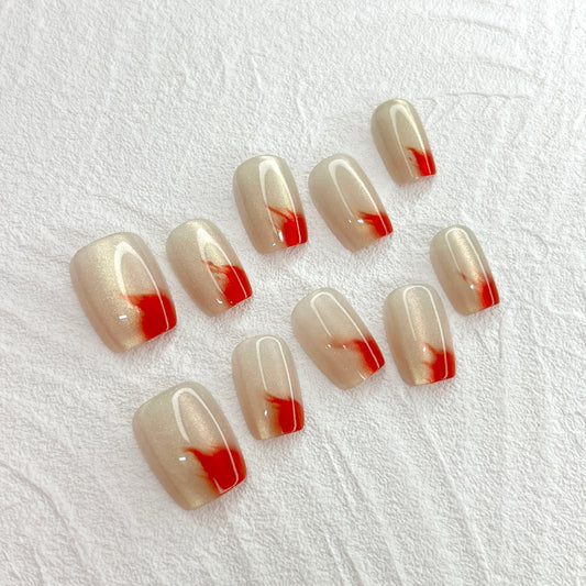 DAsena JAPAN PREMIUM NAIL TIPS S-106(XS,S,M 3個セット)-E7