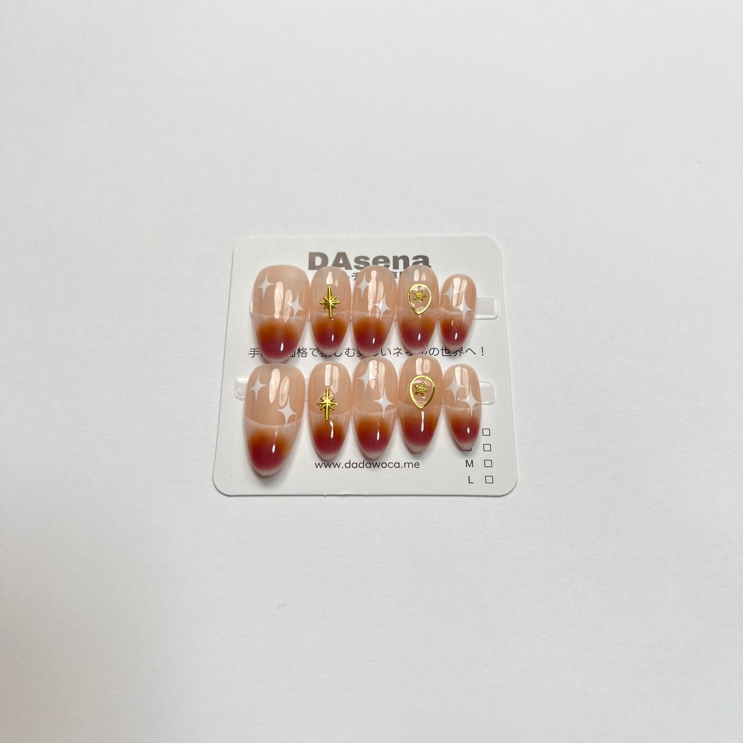 DAsena MAGIC PRESS NAIL TIPS DB-1990-C