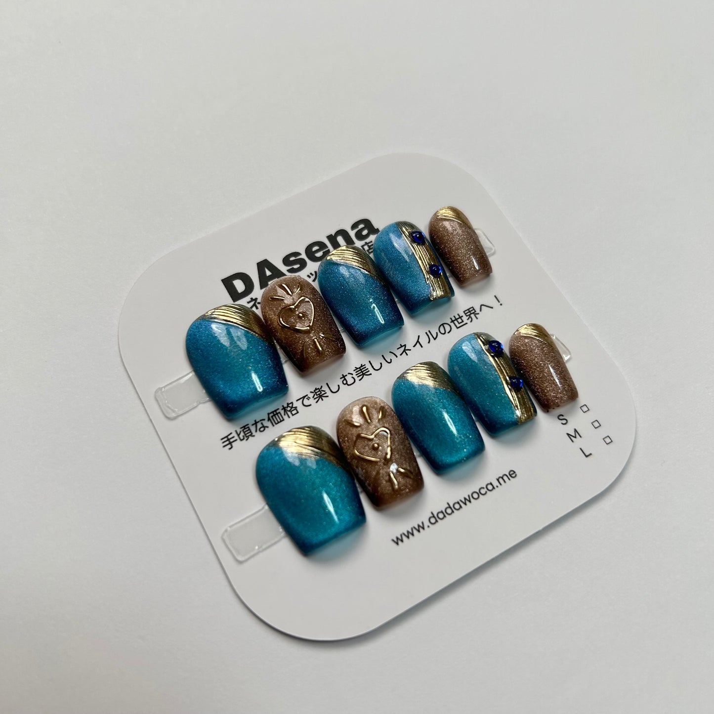 DAsena MAGIC PRESS NAIL TIPS DB-2473-C