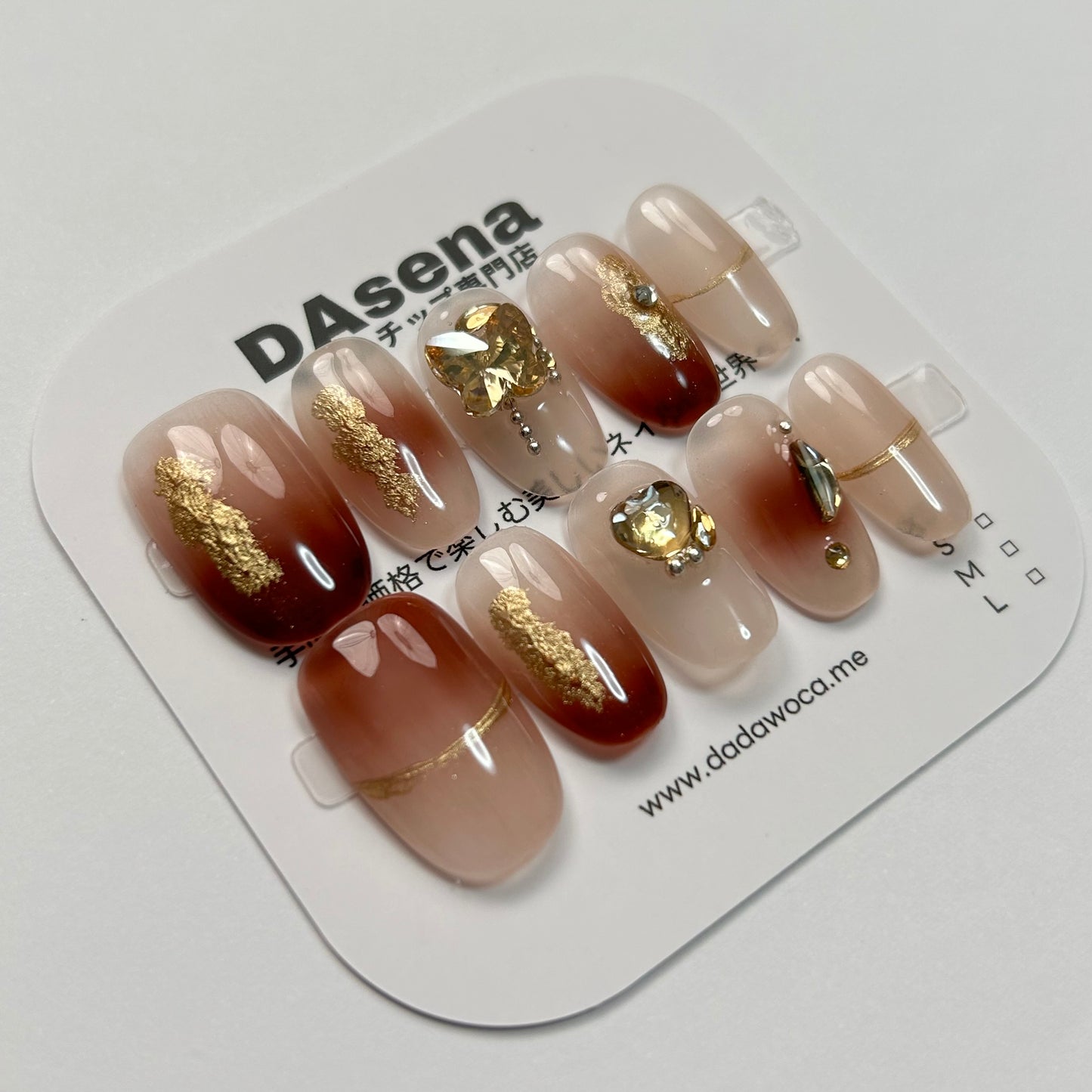 DAsena MAGIC PRESS NAIL TIPS DB-1263-A1209